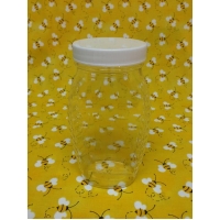 Plastic 1lb Queenline Jar (Without Lids)